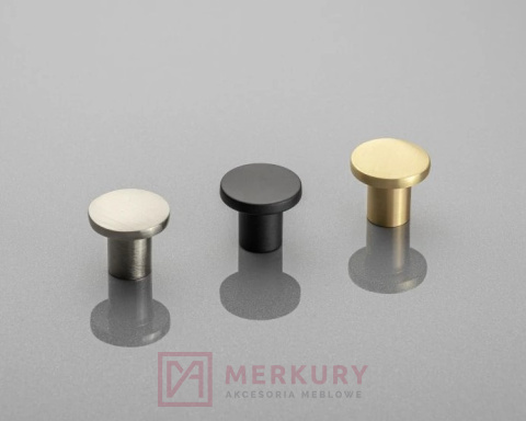 Gałka meblowa SPOT stal szczotkowana fi 24mm MERKURY Akcesoria Meblowe Gałka meblowa SPOT stal szczotkowana fi 24mm MERKURY Akcesoria Meblowe