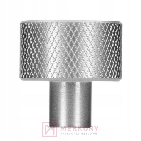 Gałka meblowa prążkowana 2464-24.ZN27 aluminium fi 24mm MERKURY Akcesoria Meblowe Gałka meblowa prążkowana 2464-24.ZN27 aluminium fi 24mm MERKURY Akcesoria Meblowe
