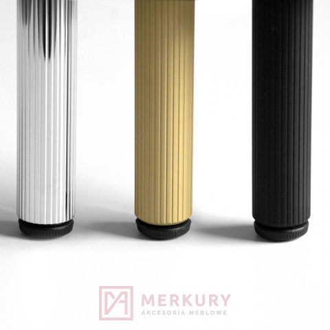 Nóżka meblowa NOMET Z-4619-100RA1 złoty mat/ czarny mat MERKURY Akcesoria Meblowe Nóżka meblowa NOMET Z-4619-100RA1 złoty mat/ czarny mat MERKURY Akcesoria Meblowe