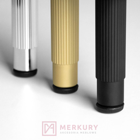 Nóżka meblowa NOMET Z-4620-150RA1 złoty mat/ czarny mat MERKURY Akcesoria Meblowe Nóżka meblowa NOMET Z-4620-150RA1 złoty mat/ czarny mat MERKURY Akcesoria Meblowe