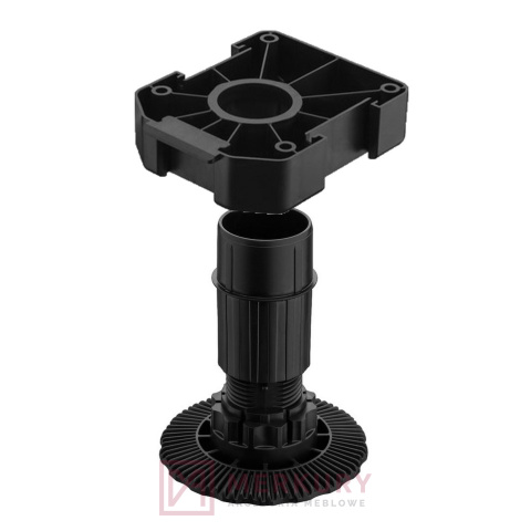 Nóżka regulowana HAFELE AXILO H-100mm, komplet profil 637.76.353 + płytka 637.76.333 MERKURY Akcesoria Meblowe Nóżka regulowana HAFELE AXILO H-100mm, komplet profil 637.76.353 + płytka 637.76.333 MERKURY Akcesoria Meblowe