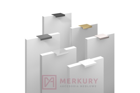 Uchwyt krawędziowy GTV HEXI chrom połysk 192/225mm MERKURY Akcesoria Meblowe
