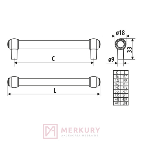 Uchwyt meblowy GAMET RE23-0320-G0003 320mm złoty połysk MERKURY Akcesoria Meblowe Uchwyt meblowy GAMET RE23-0320-G0003 320mm złoty połysk MERKURY Akcesoria Meblowe