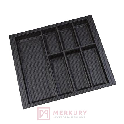 Wkład na sztućce CLASSICO Kristall do szafki 60cm 54x49mm czarny MERKURY Akcesoria Meblowe Wkład na sztućce CLASSICO Kristall do szafki 60cm 54x49mm czarny MERKURY Akcesoria Meblowe