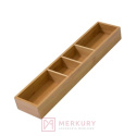 Wkład na sztućce bambusowy 41213.002.001 bambusowy 100x472-474mm  MERKURY Akcesoria Meblowe