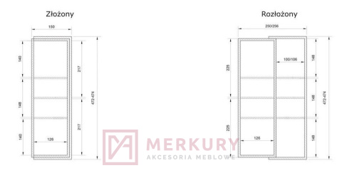 Wkład na sztućce bambusowy regulowany 41214.001.001 MERKURY Akcesoria Meblowe Wkład na sztućce bambusowy regulowany 41214.001.001 MERKURY Akcesoria Meblowe