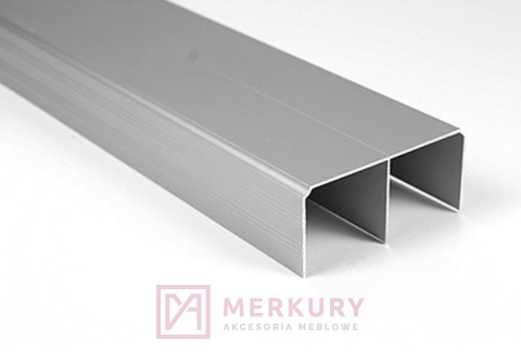 Zestaw system przesuwny EURO, 2 drzwi, aluminium, 2m MERKURY Akcesoria Meblowe Zestaw system przesuwny EURO, 2 drzwi, aluminium, 2m MERKURY Akcesoria Meblowe