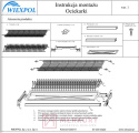 ociekarka dwupoziomowa ze stelażem do szafki wiexpol