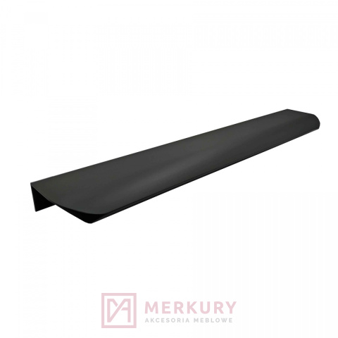 Uchwyt krawędziowy UA02 czarny mat 1200mm długi MERKURY Akcesoria Meblowe Uchwyt krawędziowy UA02 czarny mat 1200mm długi MERKURY Akcesoria Meblowe