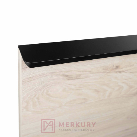 Uchwyt krawędziowy UA06 czarny mat 980/1000mm MERKURY Akcesoria Meblowe Uchwyt krawędziowy UA06 czarny mat 980/1000mm MERKURY Akcesoria Meblowe