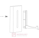 Wieszak meblowy wpuszczany SIRO 2227 czarny mat 93mm MERKURY Akcesoria Meblowe