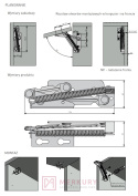 Zawias meblowy specjalny ZP-JUNIOR-00 MERKURY Akcesoria Meblowe