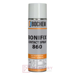 Klej montażowy BONIFIX CONTACT SPRAY 860 500ml MERKURY Akcesoria Meblowe