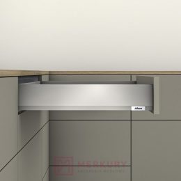 Szuflada standardowa MERIVOBOX 500mm niska M szara MERKURY Akcesoria Meblowe