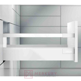 Szuflada TANDEMBOX ANTARO wysoka z relingiem C 450mm szara MERKURY Akcesoria Meblowe