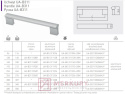 Uchwyt meblowy GTV UA-B0-311 aluminium mat 256mm MERKURY Akcesoria Meblowe