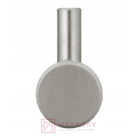 Wieszak meblowy prążkowany pojedynczy 2462 aluminium mat MERKURY Akcesoria Meblowe Wieszak meblowy prążkowany pojedynczy 2462 aluminium mat MERKURY Akcesoria Meblowe