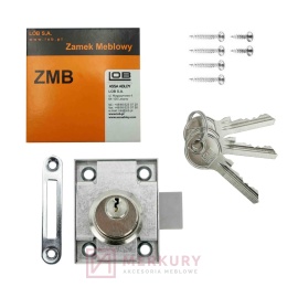 Zamek meblowy bębenkowy ZMB1, LOB, sklep internetowy MERKURY Akcesoria Meblowe Mariusz Adamczyk