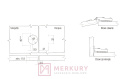 1000x Zawias meblowy prosty nakładany EA35SO110FO fi 35mm MERKURY Akcesoria Meblowe