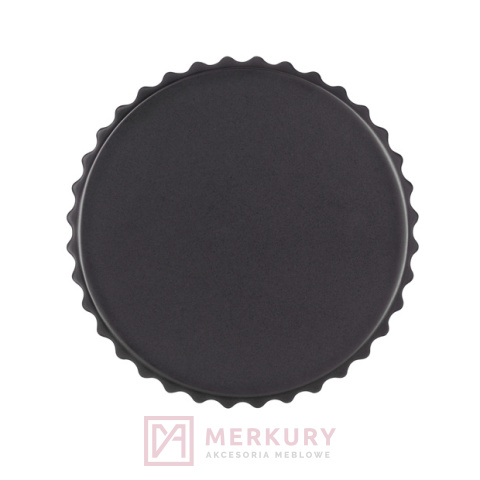 Gałka meblowa prążkowana SIRO 2595 antracyt mat fi 30mm MERKURY Akcesoria Meblowe Gałka meblowa prążkowana SIRO 2595 antracyt mat fi 30mm MERKURY Akcesoria Meblowe