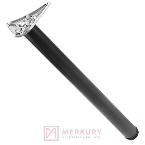 Noga meblowa GTV NM-A6 H-710mm czarny mat MERKURY Akcesoria Meblowe Noga meblowa GTV NM-A6 H-710mm czarny mat MERKURY Akcesoria Meblowe