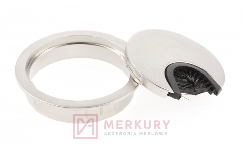 Przelotka do kabla metalowa, satyna mat, fi 80mm, GTV, sklep internetowy MERKURY Akcesoria Meblowe Mariusz Adamczyk Przelotka do kabla metalowa, satyna mat, fi 80mm, GTV, sklep internetowy MERKURY Akcesoria Meblowe Mariusz Adamczyk