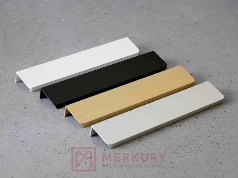 Uchwyt meblowy U12 R9 czarny mat 100mm MERKURY Akcesoria Meblowe Uchwyt meblowy U12 R9 czarny mat 100mm MERKURY Akcesoria Meblowe
