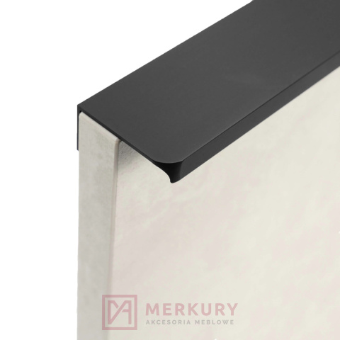 Uchwyt meblowy U12 R9 czarny mat 300mm MERKURY Akcesoria Meblowe Uchwyt meblowy U12 R9 czarny mat 300mm MERKURY Akcesoria Meblowe