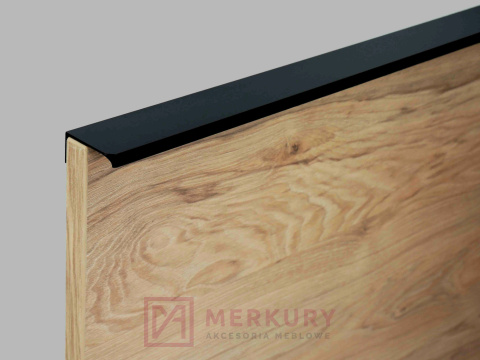 Uchwyt meblowy U12 R9 czarny mat 800mm MERKURY Akcesoria Meblowe Uchwyt meblowy U12 R9 czarny mat 800mm MERKURY Akcesoria Meblowe