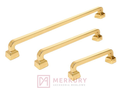 Uchwyt meblowy BRERA 15217Z09600.11 złoty połysk 96/116mm MERKURY Akcesoria Meblowe Uchwyt meblowy BRERA 15217Z09600.11 złoty połysk 96/116mm MERKURY Akcesoria Meblowe