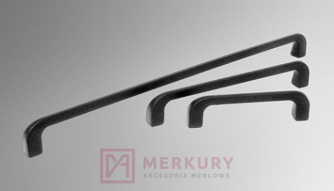 Uchwyt meblowy CLIP 15243Z1600M.N2 czarny mat 160/172mm MERKURY Akcesoria Meblowe Uchwyt meblowy CLIP 15243Z1600M.N2 czarny mat 160/172mm MERKURY Akcesoria Meblowe