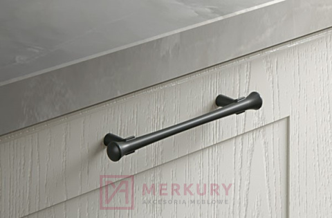 Uchwyt meblowy ETRURIA 15247Z16000.N2 czarny mat 160/202mm MERKURY Akcesoria Meblowe Uchwyt meblowy ETRURIA 15247Z16000.N2 czarny mat 160/202mm MERKURY Akcesoria Meblowe