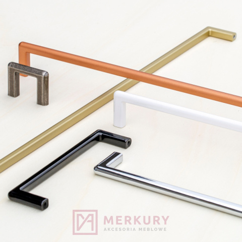 Uchwyt meblowy NOMET NOX C-6765 aluminium mat 160mm MERKURY Akcesoria Meblowe Uchwyt meblowy NOMET NOX C-6765 aluminium mat 160mm MERKURY Akcesoria Meblowe