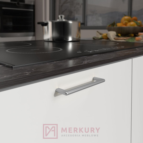 Uchwyt meblowy NOMET NOX C-6765 aluminium mat 160mm MERKURY Akcesoria Meblowe Uchwyt meblowy NOMET NOX C-6765 aluminium mat 160mm MERKURY Akcesoria Meblowe