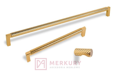 Uchwyt meblowy TRAMA złoty połysk 160mm MERKURY Akcesoria Meblowe Uchwyt meblowy TRAMA złoty połysk 160mm MERKURY Akcesoria Meblowe