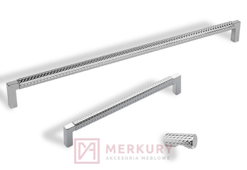 Uchwyt meblowy TRAMA chrom połysk 160mm MERKURY Akcesoria Meblowe Uchwyt meblowy TRAMA chrom połysk 160mm MERKURY Akcesoria Meblowe