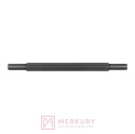 Uchwyt meblowy prążkowany SIRO 2593 antracyt mat 160/174mm MERKURY Akcesoria Meblowe