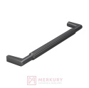 Uchwyt meblowy prążkowany SIRO 2593 antracyt mat 160/174mm MERKURY Akcesoria Meblowe