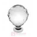 Gałka kryształowa CRYSTAL CRPA chrom połysk fi 40mm MERKURY Akcesoria Meblowe