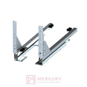 Kosz Cargo Mini 2-poziomowy WE29.0008 ocynk mocowanie dolne 600mm MERKURY Akcesoria Meblowe