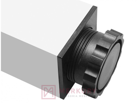 Noga meblowa kwadratowa 60x60 regulowana aluminium mat H-820mm MERKURY Akcesoria Meblowe Noga meblowa kwadratowa 60x60 regulowana aluminium mat H-820mm MERKURY Akcesoria Meblowe