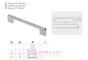 Uchwyt meblowy GTV UZ-CRA14 chrom połysk 320mm MERKURY Akcesoria Meblowe