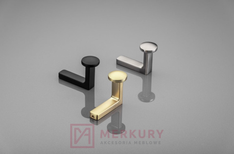 Wieszak meblowy NOMET WZ-ARCO złoty szczotkowany MERKURY Akcesoria Meblowe