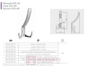 Wieszak meblowy GTV A0 K23 aluminium mat MERKURY Akcesoria Meblowe