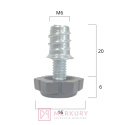 stopka regulacyjna regulator z mufą M6