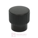 Gałka meblowa LORETO, czarny mat, fi 25mm MERKURY Akcesoria Meblowe