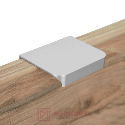 Uchwyt meblowy U12 R9 aluminium mat 50mm MERKURY Akcesoria Meblowe Uchwyt meblowy U12 R9 aluminium mat 50mm MERKURY Akcesoria Meblowe