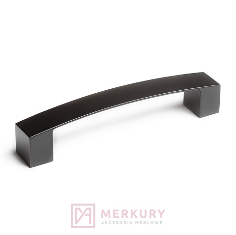 Uchwyt meblowy D724 czarny mat 192mm MERKURY Akcesoria Meblowe Uchwyt meblowy D724 czarny mat 192mm MERKURY Akcesoria Meblowe