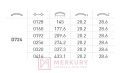 Uchwyt meblowy D724 czarny mat 192mm MERKURY Akcesoria Meblowe Uchwyt meblowy D724 czarny mat 192mm MERKURY Akcesoria Meblowe