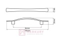 Uchwyt meblowy DN06 satyna mat MERKURY Akcesoria Meblowe